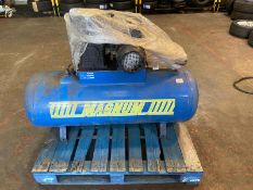 MAGNUM belt-drive piston compressor manufactured by Imac Power Products 200 Litre Horizontal recei