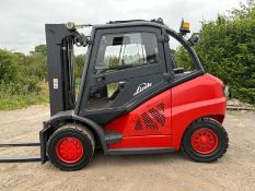 2015 Linde H45D Diesel, 4 Metre Triple Mast, 10822 Hours, spare 3rd & 4th service new steer ty