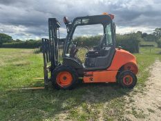 2013 Ausa 1.5 Tonne Rough Terrain Forklift, 3940mm Full Free Lift, 8525 Hours, Integral Side S