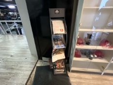 Silver Metal Magazine Stand