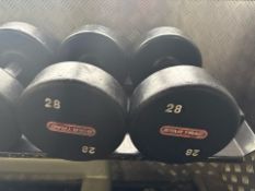 Star Trac 28kg Dumbbell Pair