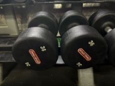 Star Trac 36kg Dumbbell Pair