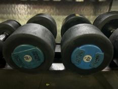 Pair Of 40kg Hammer Strength Dumbbells