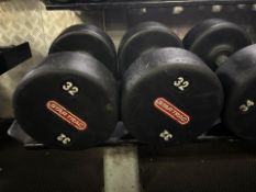 Star Trac 32kg Dumbbell Pair
