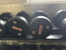 Star Trac 22kg Dumbbell Pair