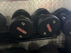 Star Trac 18kg Dumbbell Pair
