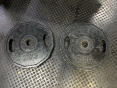 Pair Of 25kg Weight Plates
