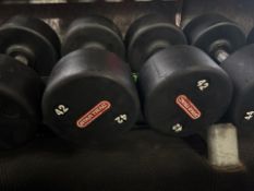 Star Trac 42kg Dumbbell Pair
