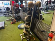 Medicine Balls and Rack