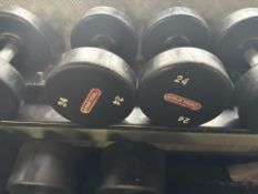 Star Trac 24kg Dumbbell Pair