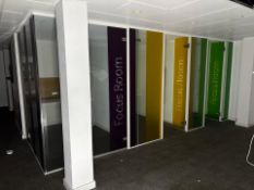 3 x Glass Office Walls