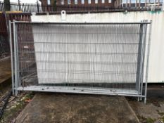 7 Panels of Heras Fencing