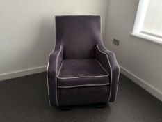 Purple Fabric Chair