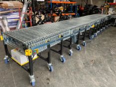 AHS Industrial Powered Expandable Roller Conveyor