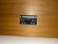 2 Gang Chrome USB Sockets x3