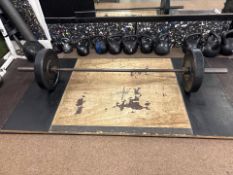 Deadlift Barbell with 2 x Plates