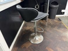Faux Leather Stool
