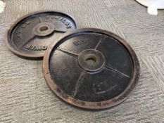 Bodypower 20kg Metal Plates x2