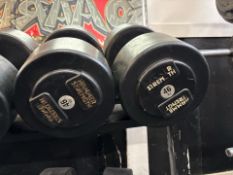 Hammer Strenght 46kg Dumbbell Pair
