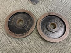 Bodypower 10kg Metal Plates x2