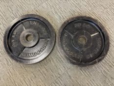 Bodypower 15kg Metal Plates x2