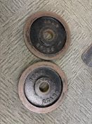 Bodypower 10kg Metal Plates x2