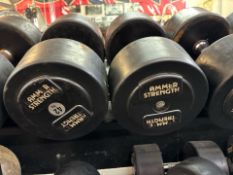Hammer Strength 42kg Dumbbell Pair