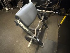 Mirafit Preacher Curl Bench