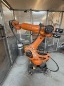 KUKA Industrial Robot KR210 R2700 Prime Complete with KRC4 controller, tool exchange stand