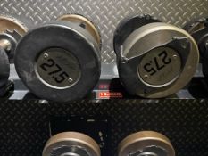 Pair Of 27.5KG Jordan Dumbbells