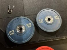 Tufftech 20kg Bumper Plates x2