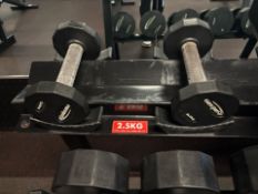Eurosport Dumbbells 2.5/5/7.5/10kg x2 each