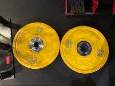 Tufftech 15kg Bumper Plates x2