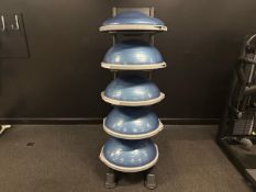 5 x Bosu Pro Balance Boards & Stand