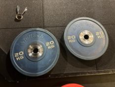 Tufftech 20kg Bumper Plates x2