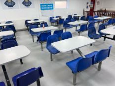 3 Sets of 4 Seat Canteen Benches - NEXT BID MEETS RESERVE