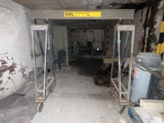 Grey Metal Lifting Frame SWL 500kg - NEXT BID MEETS RESERVE