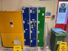 Nest Of Four Door Lockers x3