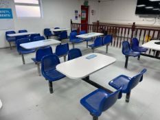 3 Sets of 4 Seat Canteen Benches - NEXT BID MEETS RESERVE