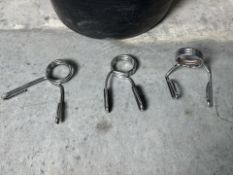 Assortment Of Barbell Clamps - No Reserve