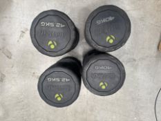 Set Of 40 & 42.5KG Dumbbells - No Reserve