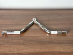 Silver Pulldown V-Bar With Fixed Attachment Loop - No Reserve