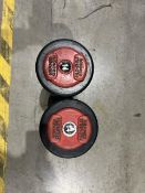 Pair Of 14kg Hammer Strength Dumbbells - No Reserve