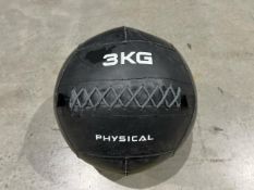 Physical 3kg Medicine Ball - No Reserve