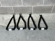 Set Of 4 Single Grip Pull Down Ropes With Attachment Loops - No Reserve