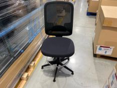 Orange Box Navy Counter Weight Chair On Gliders, No Reserve