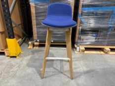 OrangeBox Grey/Blue Bar Stool, No Reserve