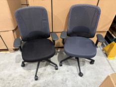Orangebox Black Office Chair x2, No Reserve