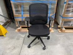 Orange Box Black Wheeled Office Chair, No Reserve