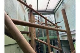 Wooden Animal Climbing Structure - NO RESERVE